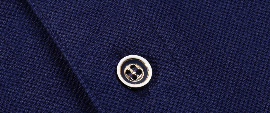 Polo shirt button